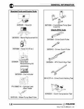2004-2005 Polaris Scrambler 500 factory service manual, Page 12