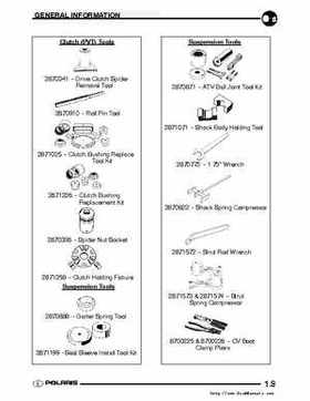 2004-2005 Polaris Scrambler 500 factory service manual, Page 13