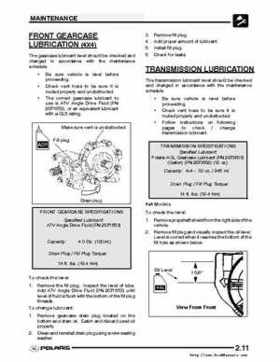 2004-2005 Polaris Scrambler 500 factory service manual, Page 31