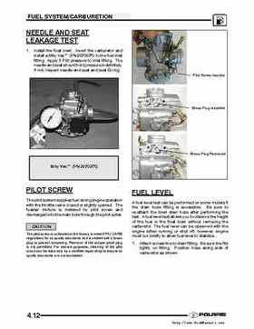 2004-2005 Polaris Scrambler 500 factory service manual, Page 126