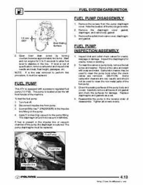 2004-2005 Polaris Scrambler 500 factory service manual, Page 127
