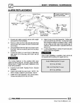 2004-2005 Polaris Scrambler 500 factory service manual, Page 135