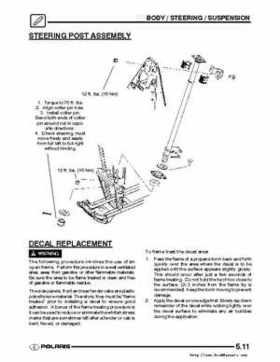 2004-2005 Polaris Scrambler 500 factory service manual, Page 141