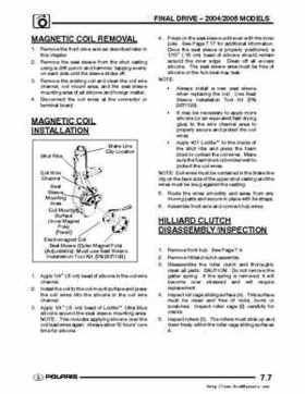2004-2005 Polaris Scrambler 500 factory service manual, Page 175