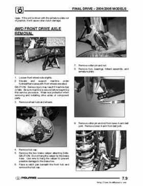 2004-2005 Polaris Scrambler 500 factory service manual, Page 177