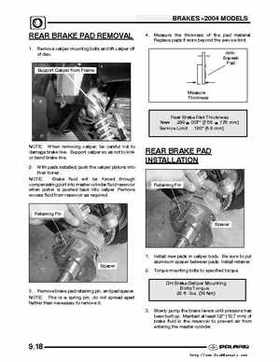 2004-2005 Polaris Scrambler 500 factory service manual, Page 230