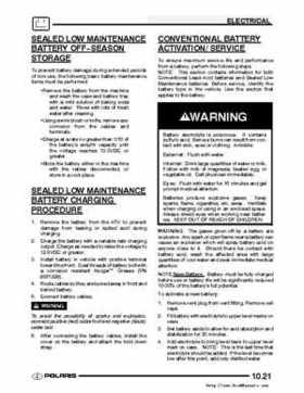 2004-2005 Polaris Scrambler 500 factory service manual, Page 281