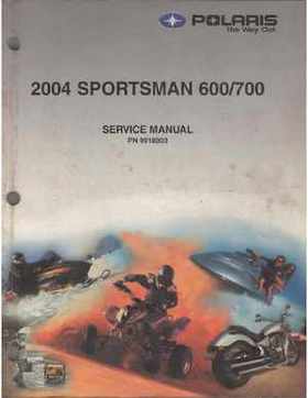 2004 Polaris Sportsman 600/700 Service Manual, Page 1