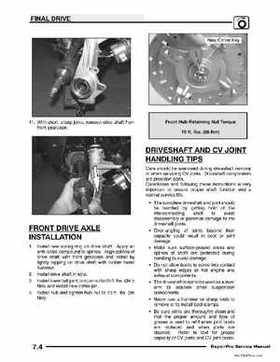 2004 Polaris Sportsman 600/700 Service Manual, Page 174
