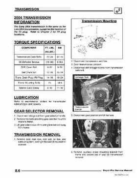 2004 Polaris Sportsman 600/700 Service Manual, Page 214