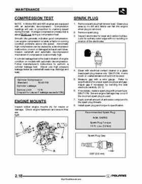 2005 Polaris Sportsman 400/500 Service Manual, Page 37