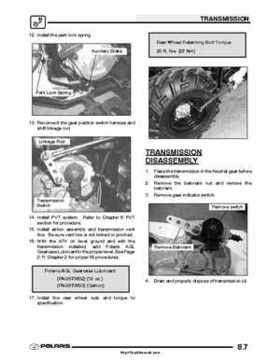 2005 Polaris Sportsman 400/500 Service Manual, Page 220