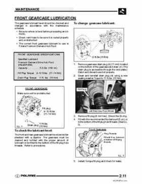 2005 Polaris Sportsman 700/800 EFI Service Manual, Page 29