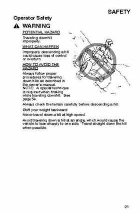 2006 Polaris ATV Trail Blazer Owners Manual, Page 24