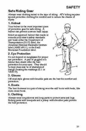 2006 Polaris ATV Trail Blazer Owners Manual, Page 34