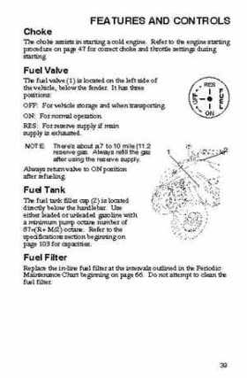 2006 Polaris ATV Trail Blazer Owners Manual, Page 42