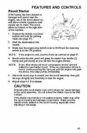 2006 Polaris ATV Trail Blazer Owners Manual, Page 46