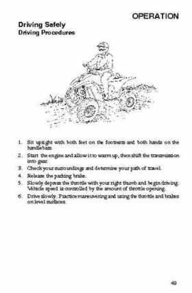 2006 Polaris ATV Trail Blazer Owners Manual, Page 52