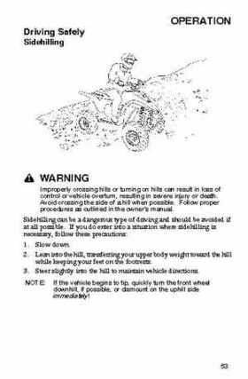 2006 Polaris ATV Trail Blazer Owners Manual, Page 56