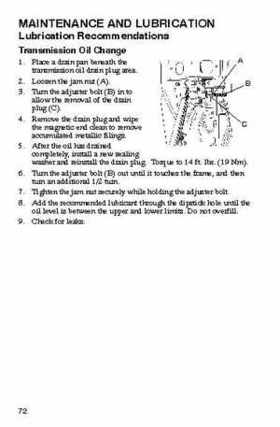 2006 Polaris ATV Trail Blazer Owners Manual, Page 75