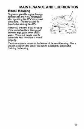 2006 Polaris ATV Trail Blazer Owners Manual, Page 96
