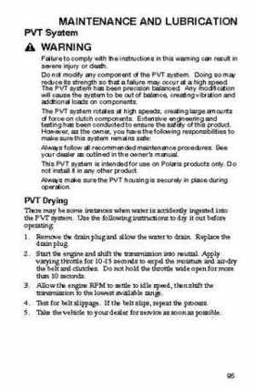 2006 Polaris ATV Trail Blazer Owners Manual, Page 98