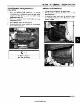 2007 Polaris Sportsman 700/800/800 X2 EFI Service Manual, Page 151