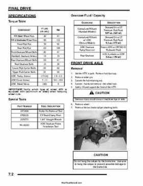 2007 Polaris Sportsman 700/800/800 X2 EFI Service Manual, Page 210