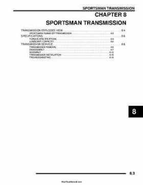 2007 Polaris Sportsman 700/800/800 X2 EFI Service Manual, Page 255