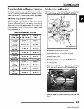 2008 Polaris ATV Predator 50, Sportsman Outlaw 90 Service Manual, Page 21