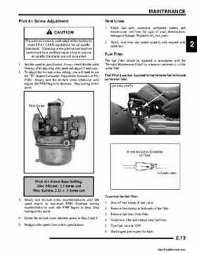 2008 Polaris ATV Predator 50, Sportsman Outlaw 90 Service Manual, Page 25