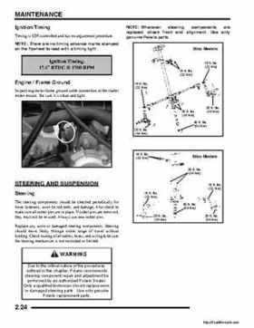 2008 Polaris ATV Predator 50, Sportsman Outlaw 90 Service Manual, Page 36