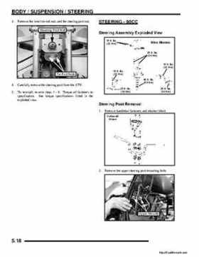 2008 Polaris ATV Predator 50, Sportsman Outlaw 90 Service Manual, Page 126