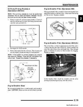 2008 Polaris ATV Sportsman 300 400 H.O. Service Manual, Page 29