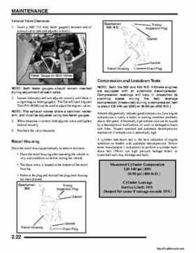 2008 Polaris ATV Sportsman 300 400 H.O. Service Manual, Page 32