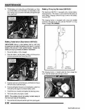 2008 Polaris ATV Sportsman 300 400 H.O. Service Manual, Page 42
