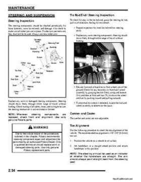 2008 Polaris ATV Sportsman 300 400 H.O. Service Manual, Page 44