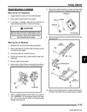 2008 Polaris ATV Sportsman 300 400 H.O. Service Manual, Page 163
