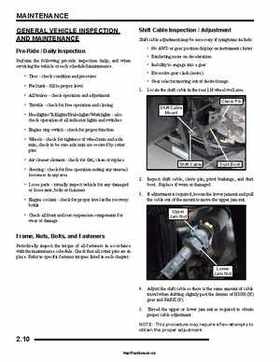 2008 Polaris Ranger RZR Service Manual, Page 23