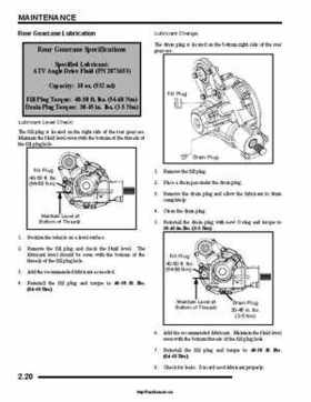 2008 Polaris Ranger RZR Service Manual, Page 33