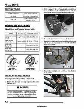 2008 Polaris Ranger RZR Service Manual, Page 198