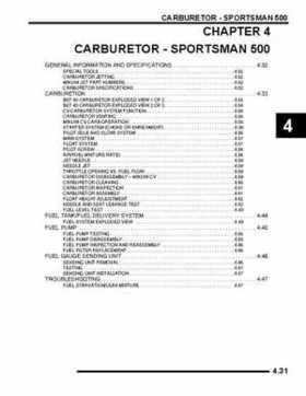 2008 Polaris Sportsman 500 EFI/X2/Touring/500 H.O. Service Manual, Page 145