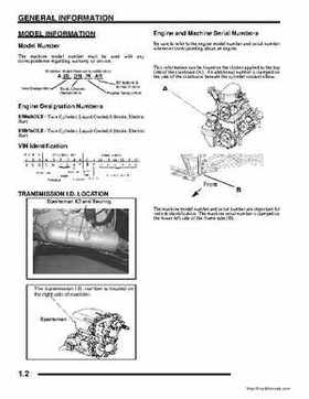 2008 Polaris Sportsman 700/800/700 X2 EFI Service Manual, Page 2