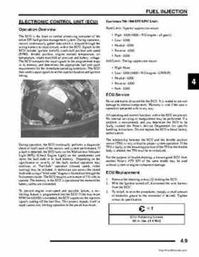 2008 Polaris Sportsman 700/800/700 X2 EFI Service Manual, Page 121