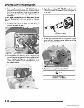 2008 Polaris Sportsman 700/800/700 X2 EFI Service Manual, Page 254