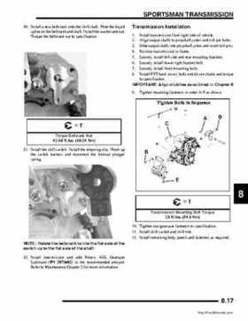 2008 Polaris Sportsman 700/800/700 X2 EFI Service Manual, Page 255