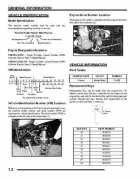 2009 Polaris Outlaw 450/525 Service Manual, Page 2