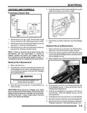 2009 Polaris Outlaw 450/525 Service Manual, Page 161