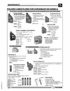 2009 Polaris Scrambler 500 4x4 2x4 factory service manual, Page 18