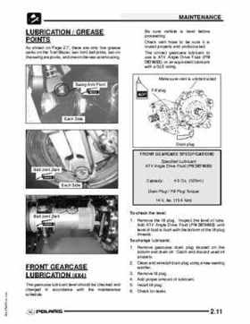 2009 Polaris Scrambler 500 4x4 2x4 factory service manual, Page 21